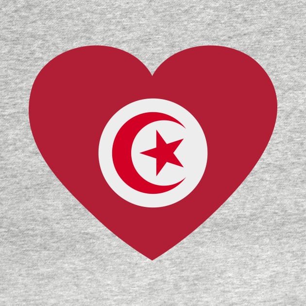 I Love Turkey // Heart-Shaped Turkish Flag by SLAG_Creative